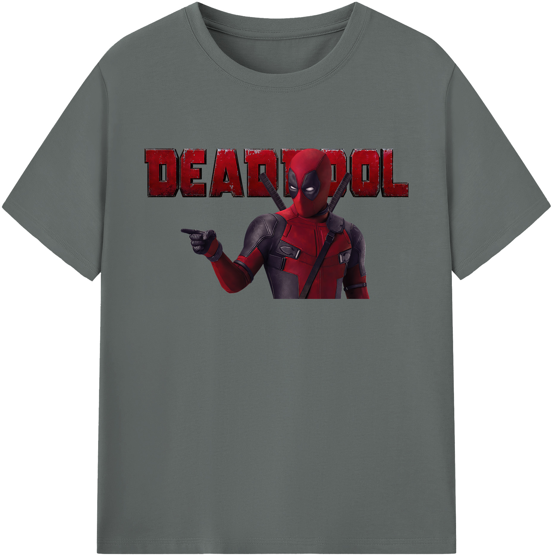 （画像用） Deadpool デッドプール 綿100％ メンズ半袖Tシャツ｜肌触りやわらか＆通気性
